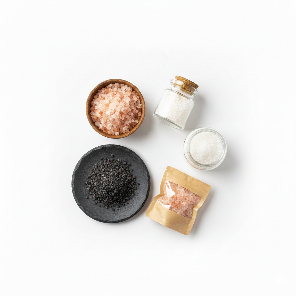 Muối, đường, hạt nêm, bột ngọt, bột canh