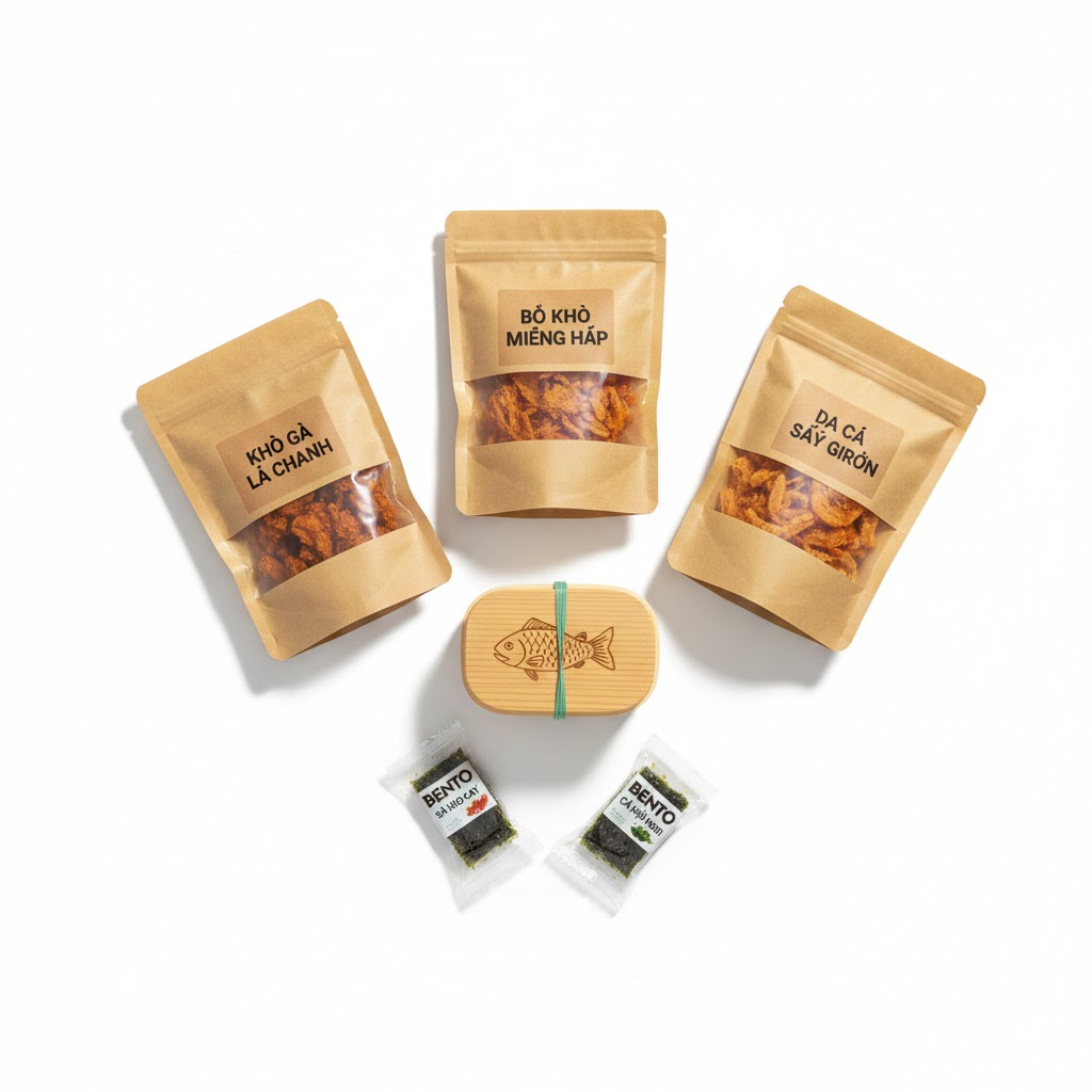 Khô ăn liền các loại