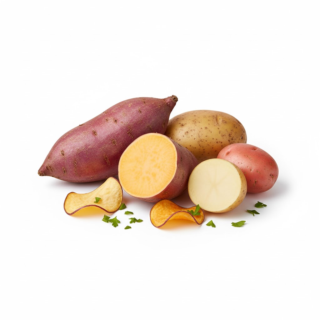 Khoai lang, khoai tây, khoai môn