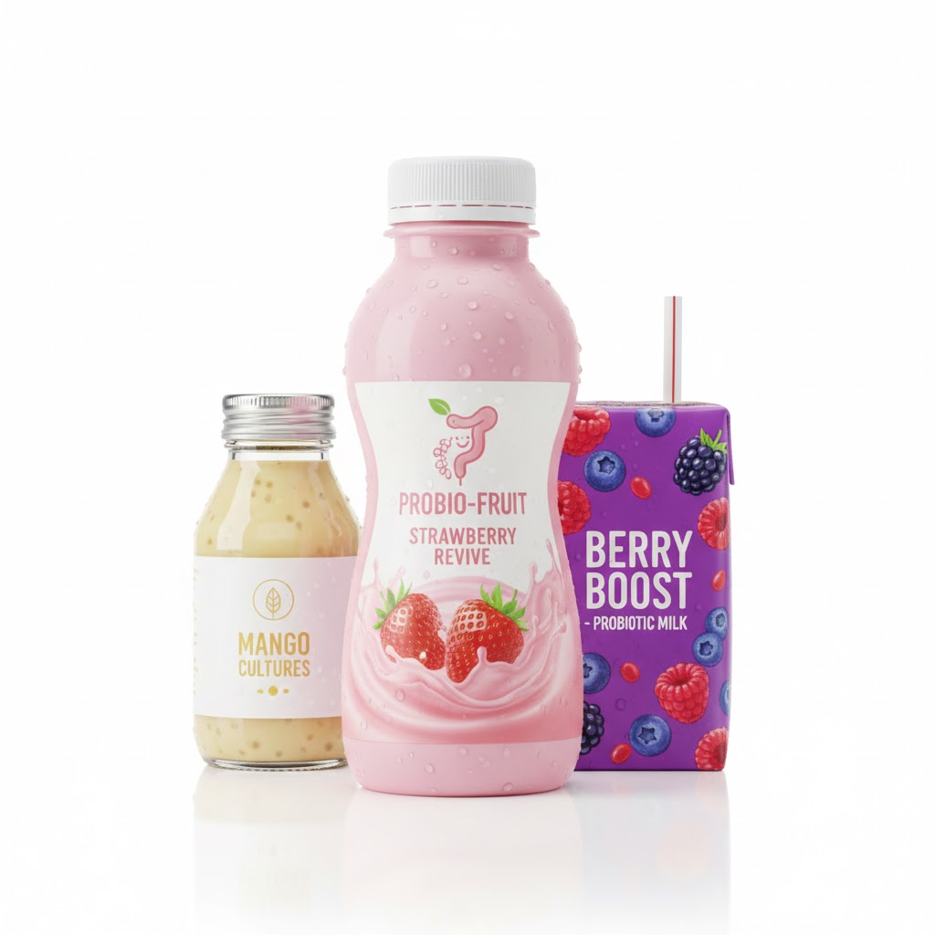 Nước lợi khuẩn, sữa trái cây