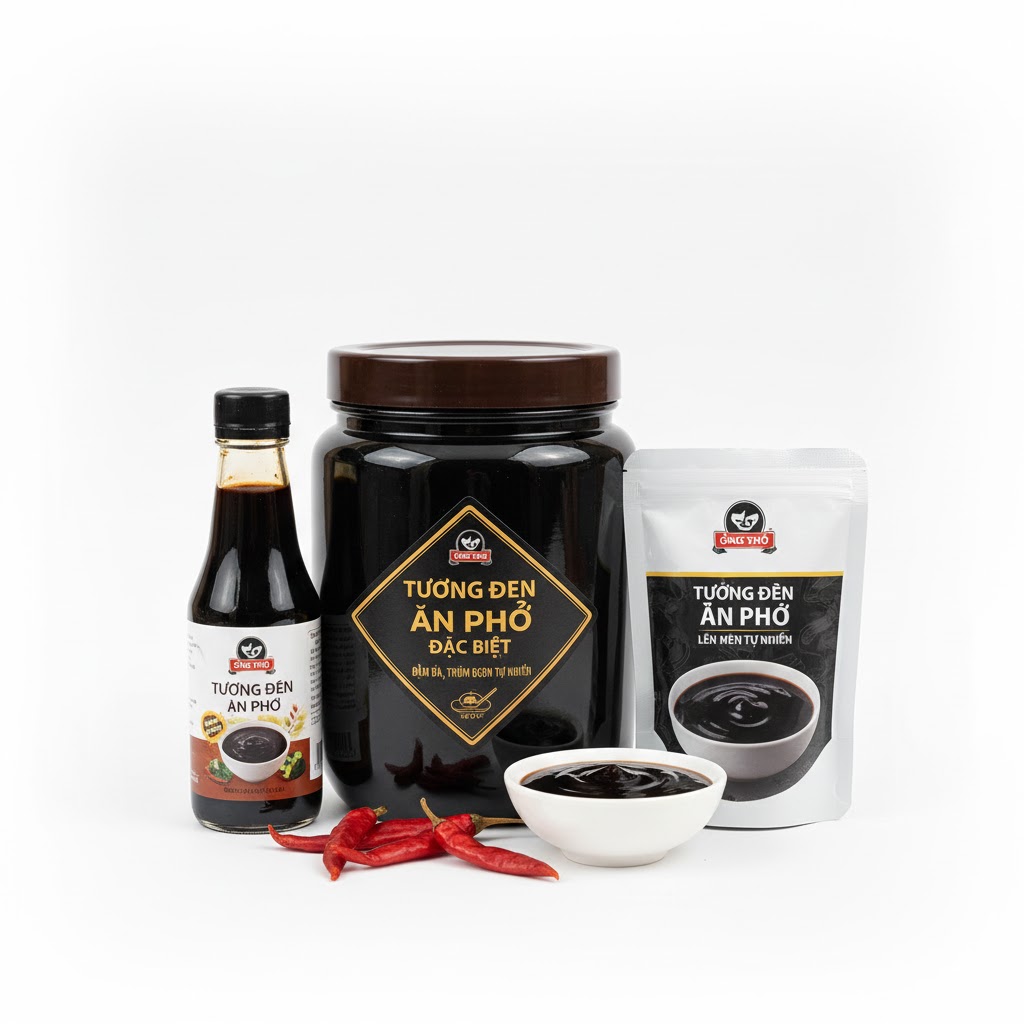 Tương đen - tương hột