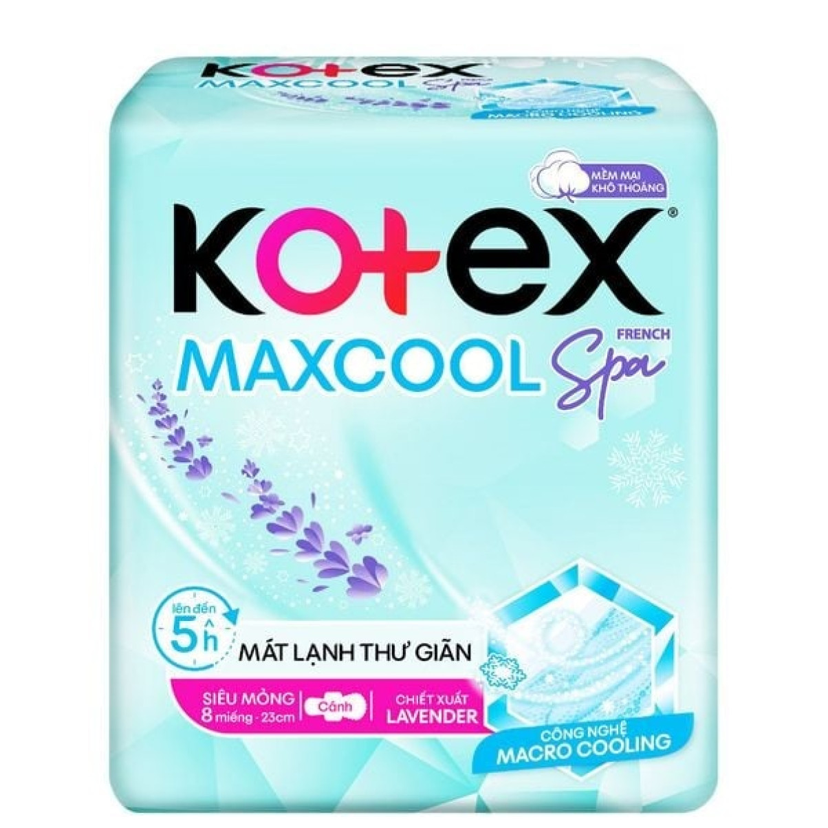 BVS Kotex Max Cool French Spa SMC 23cm 8M