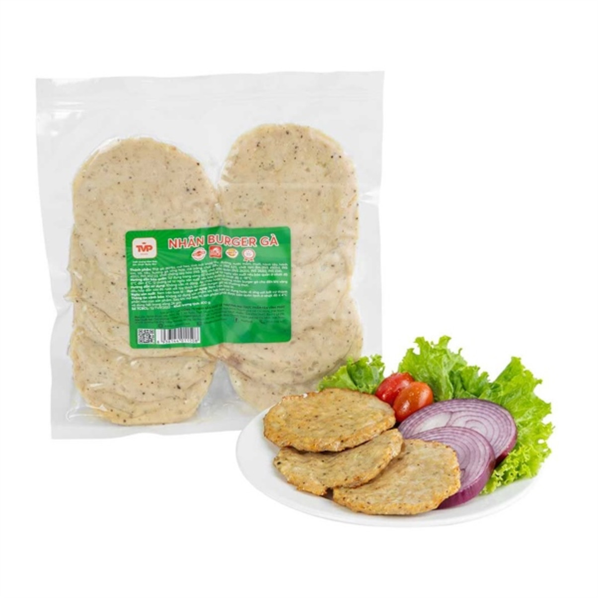 Nhân Burger Gà (400GR/10 cái)