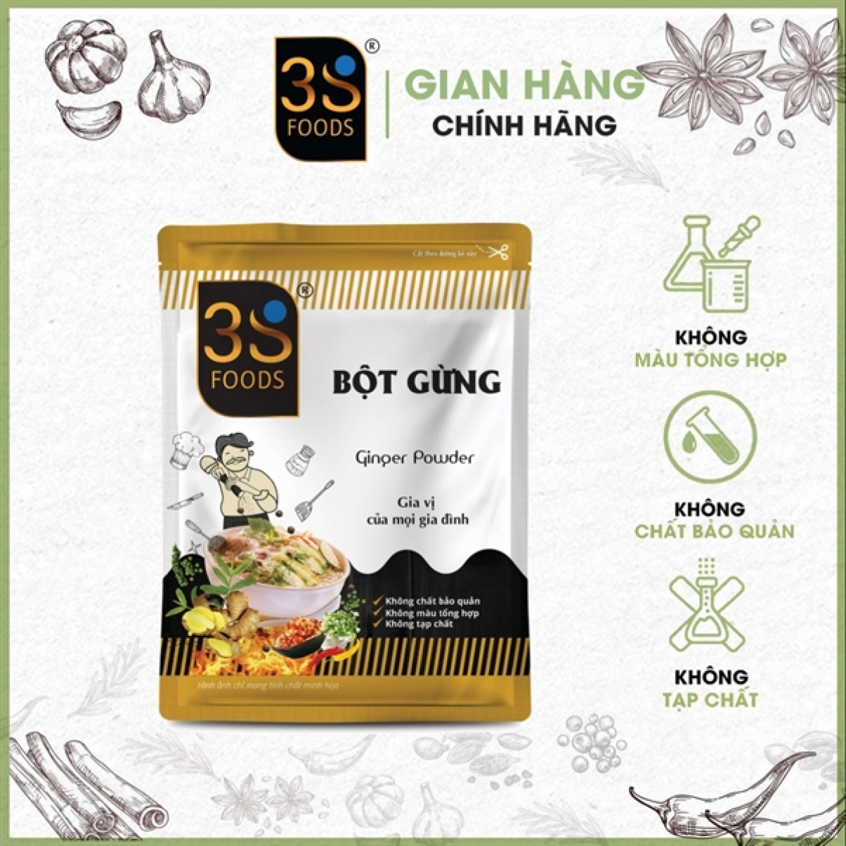 Bột Gừng Thành Lộc 10G