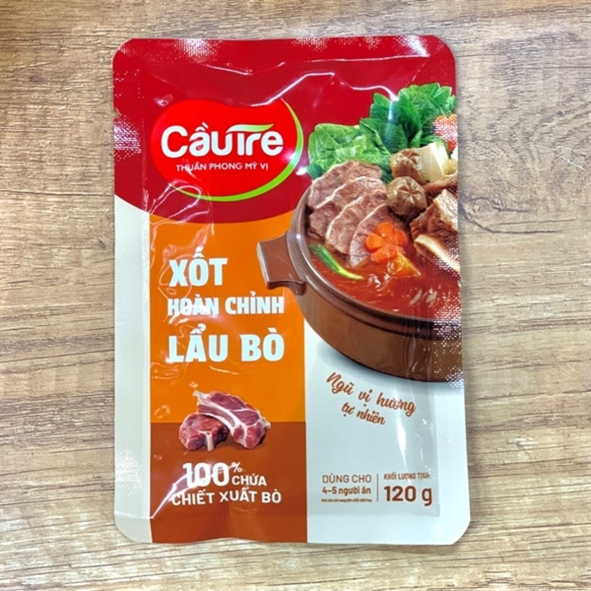 Xốt Hoàn Chỉnh Lẩu Bò Cầu Tre 120G