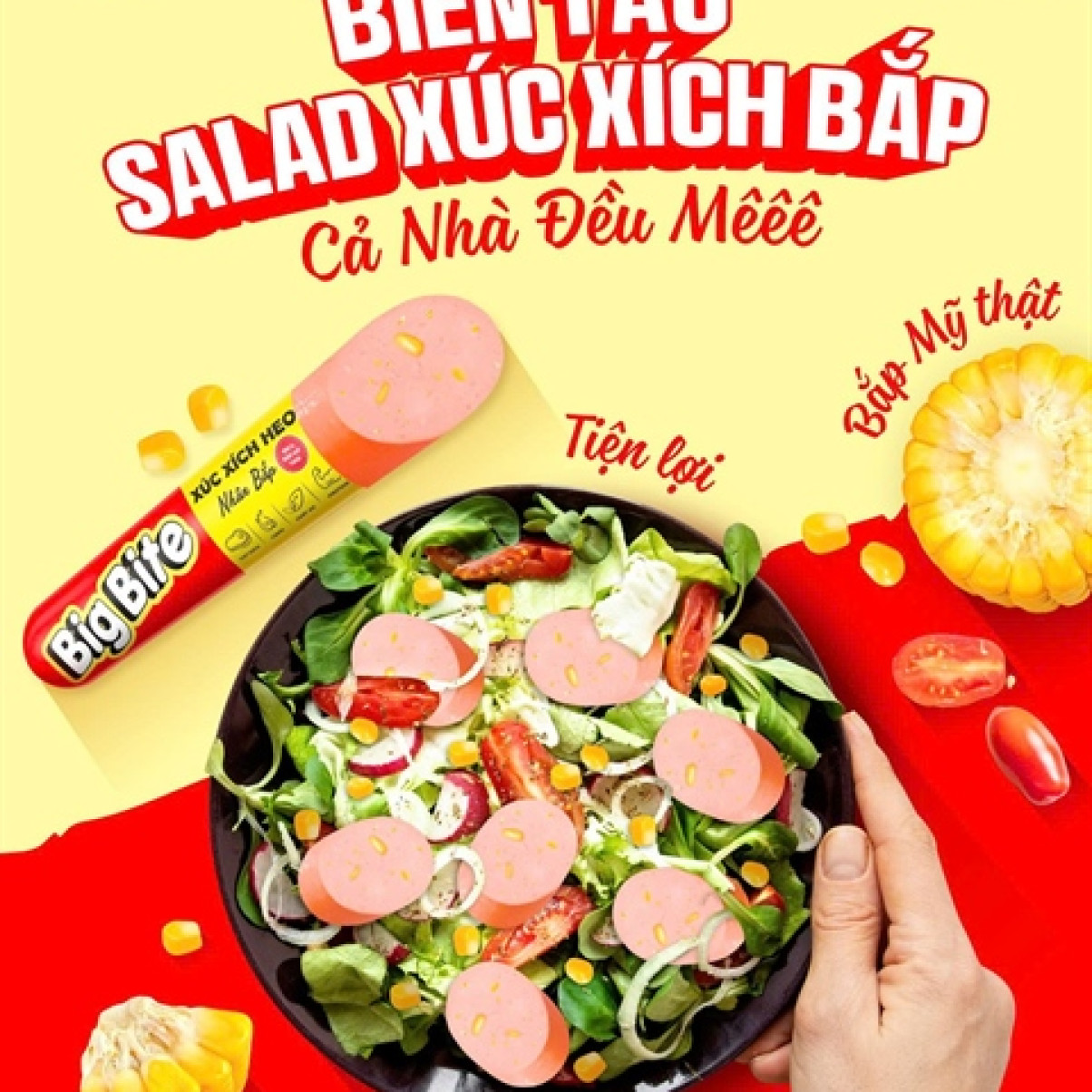 Xuxifarm BigBite Xúc Xích Heo Vị Bắp