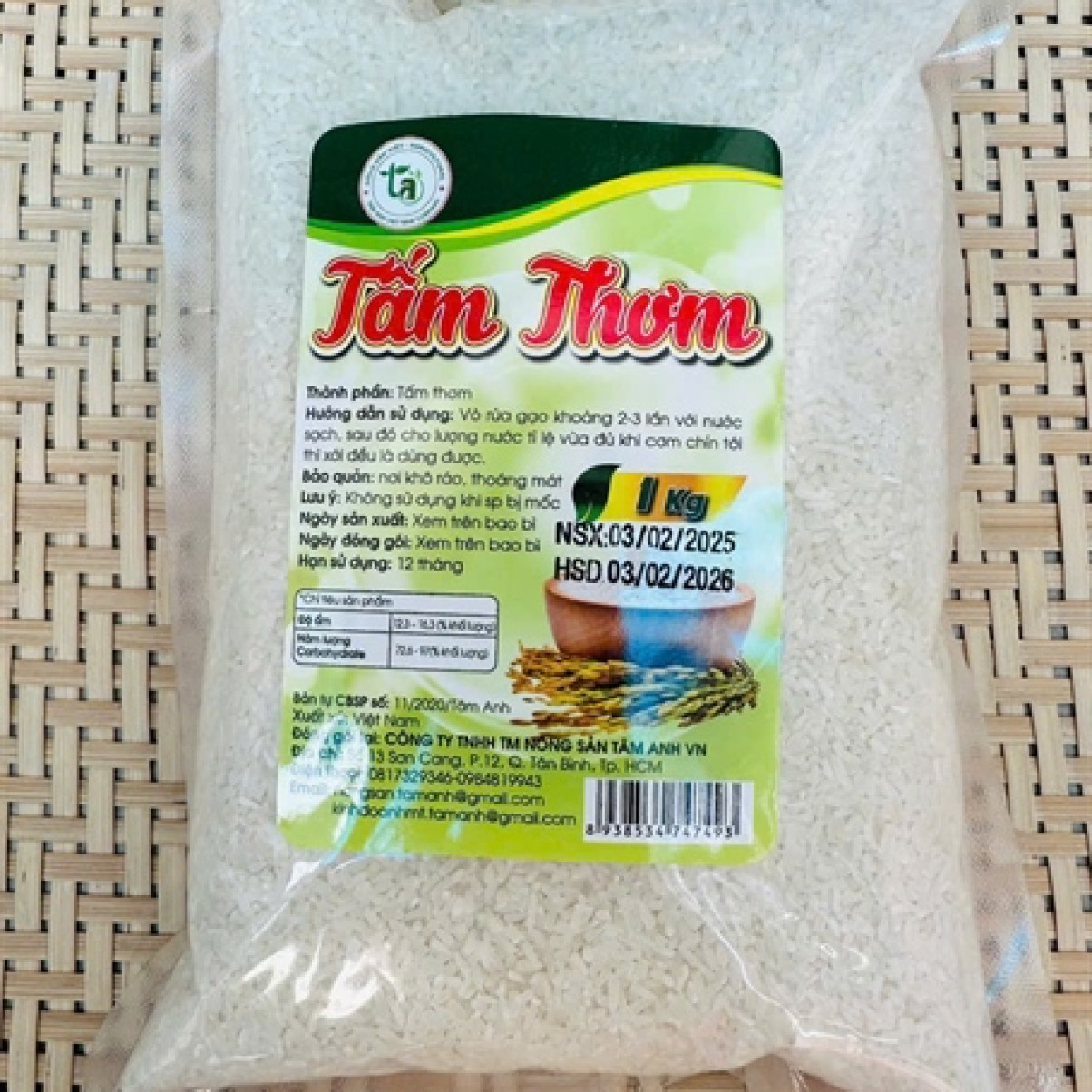 Tấm thơm 1kg