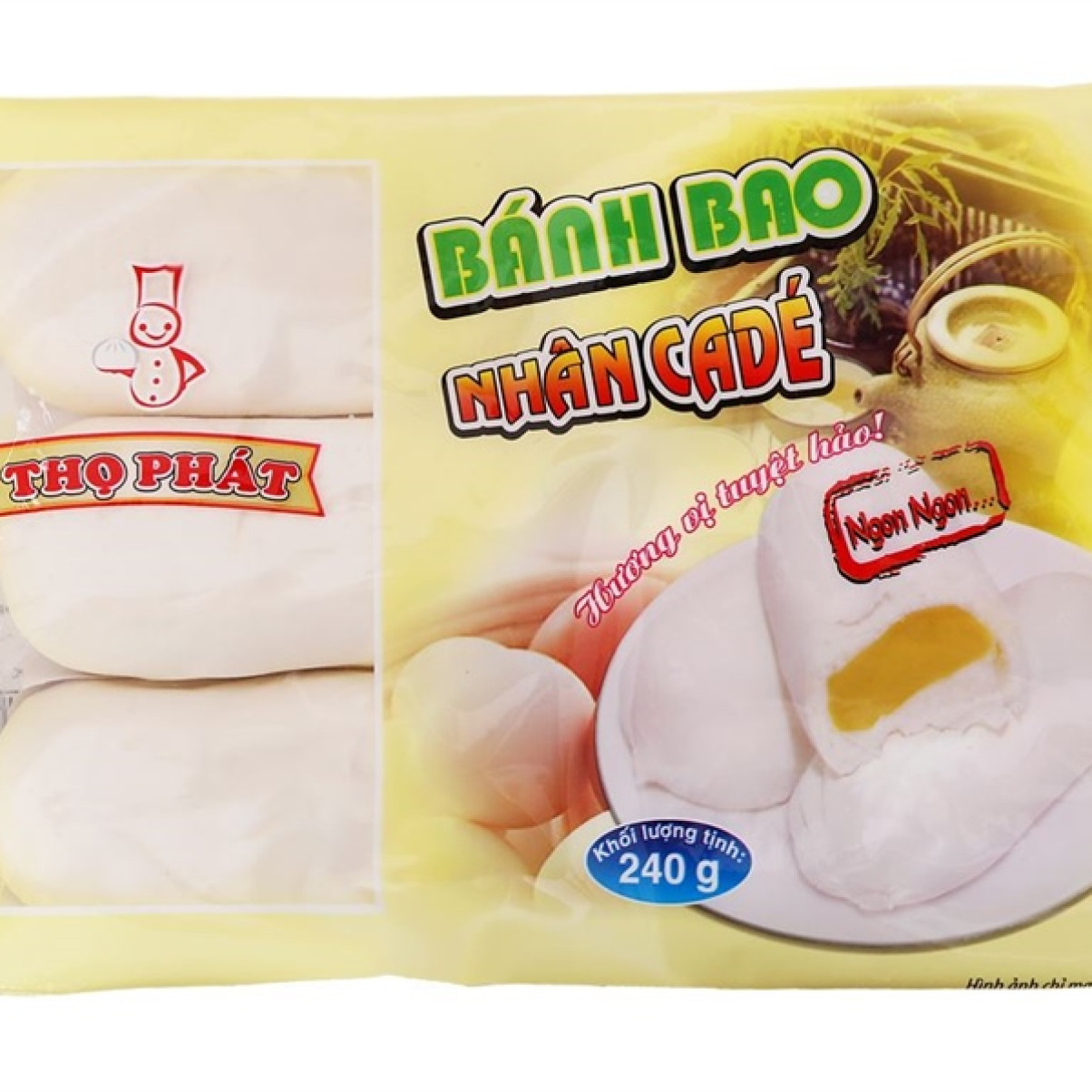 Bánh Bao TP Nhân CaDe 240g