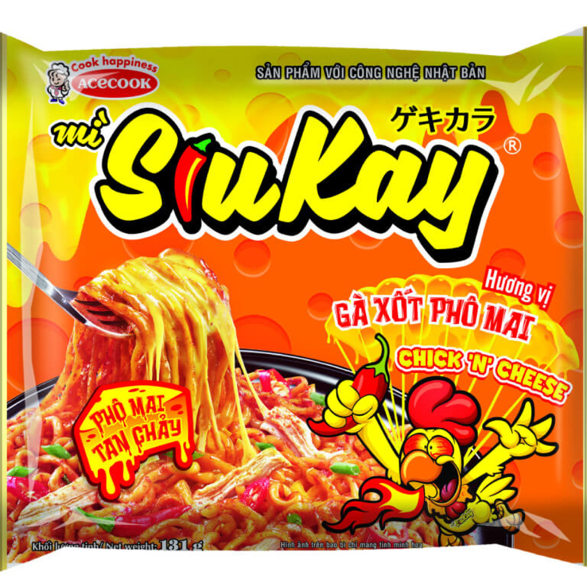 Mì SiuKay Gà cay phô mai