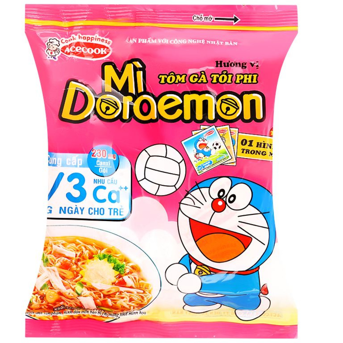 Mì Doraemon Tôm Gà Tỏi Phi