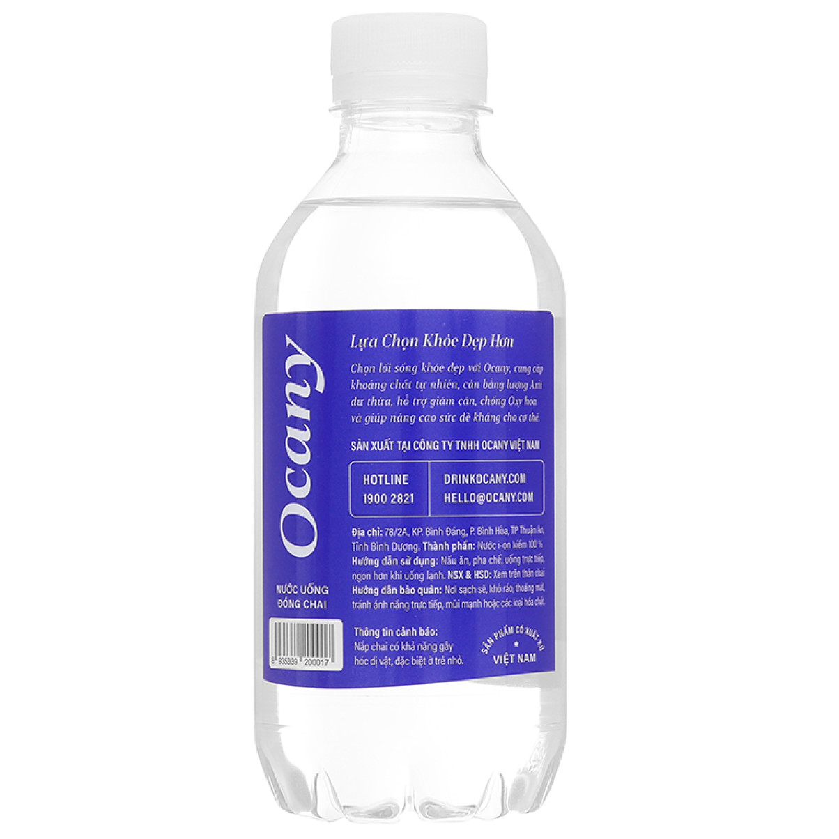 Nước I-on kiềm OCANY 350ml