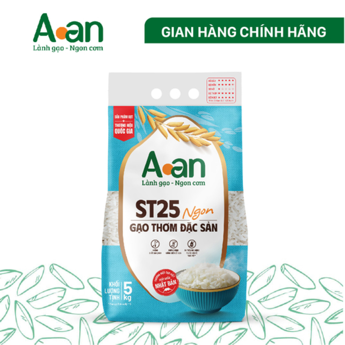 Gạo A An ST25 Ngon 5kg