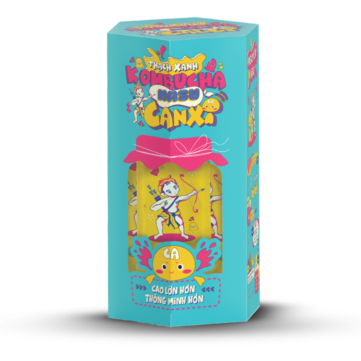 Thạch xanh Kombucha Hasu Canxi 1.050g