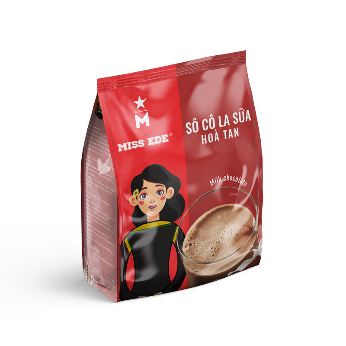 Sô cô la sữa hòa tan MISS EDE - Túi 36 gói x 16 g