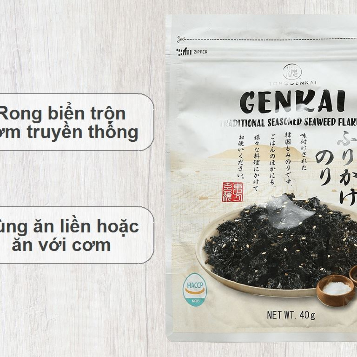 GENKAI Rong Biển Trộn Cơm Truyền thống 40g