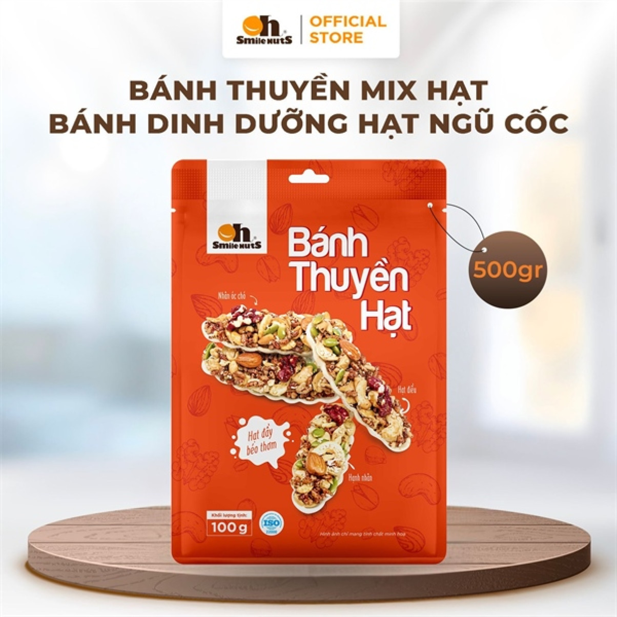 Bánh Thuyền Hạt 100g
