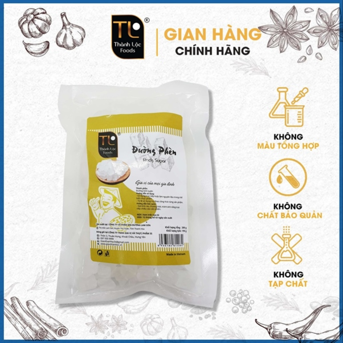 Đường phèn Thành Lộc G200G