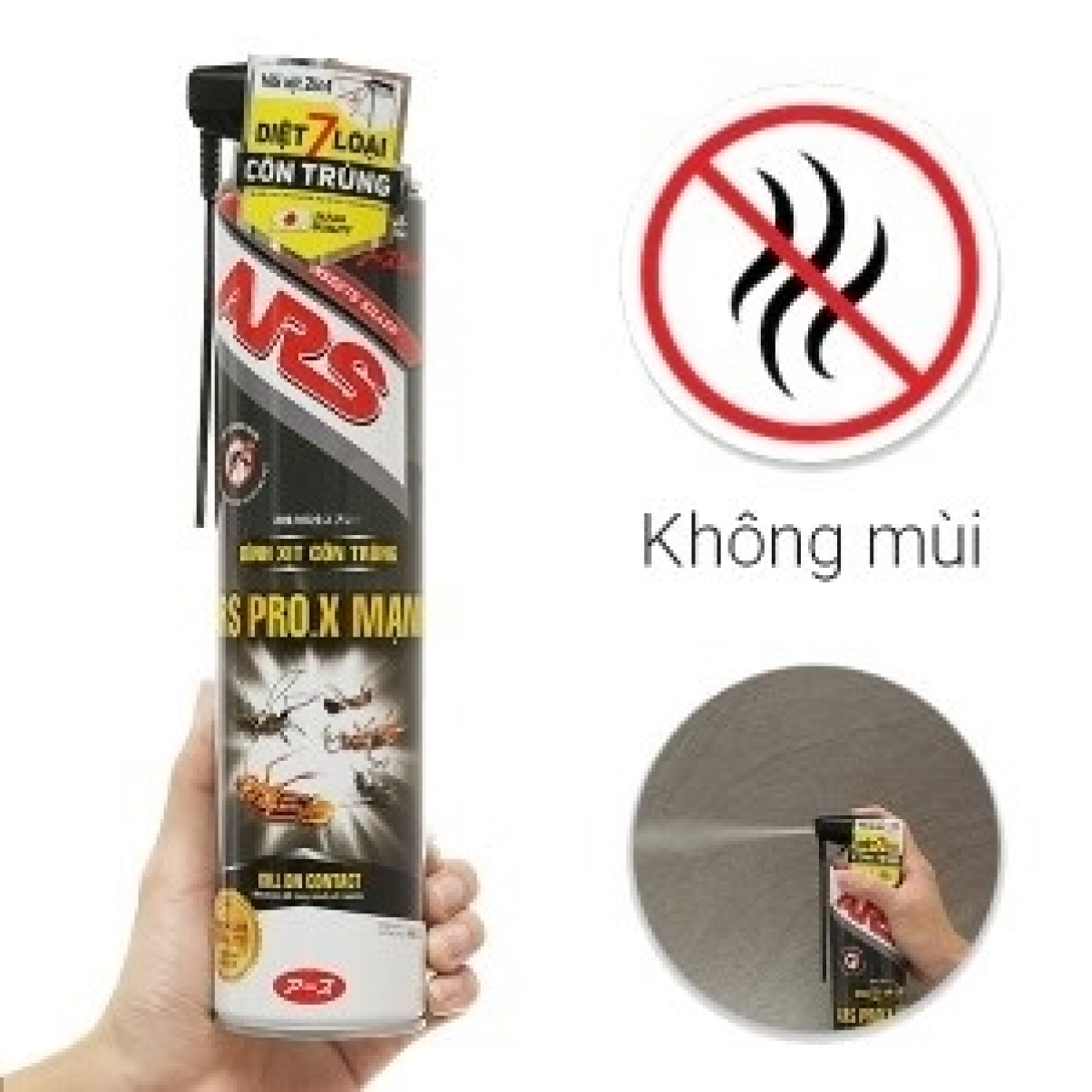 Bình xịt côn trùng ARS PRO.X MẠNH Odorless 500ml