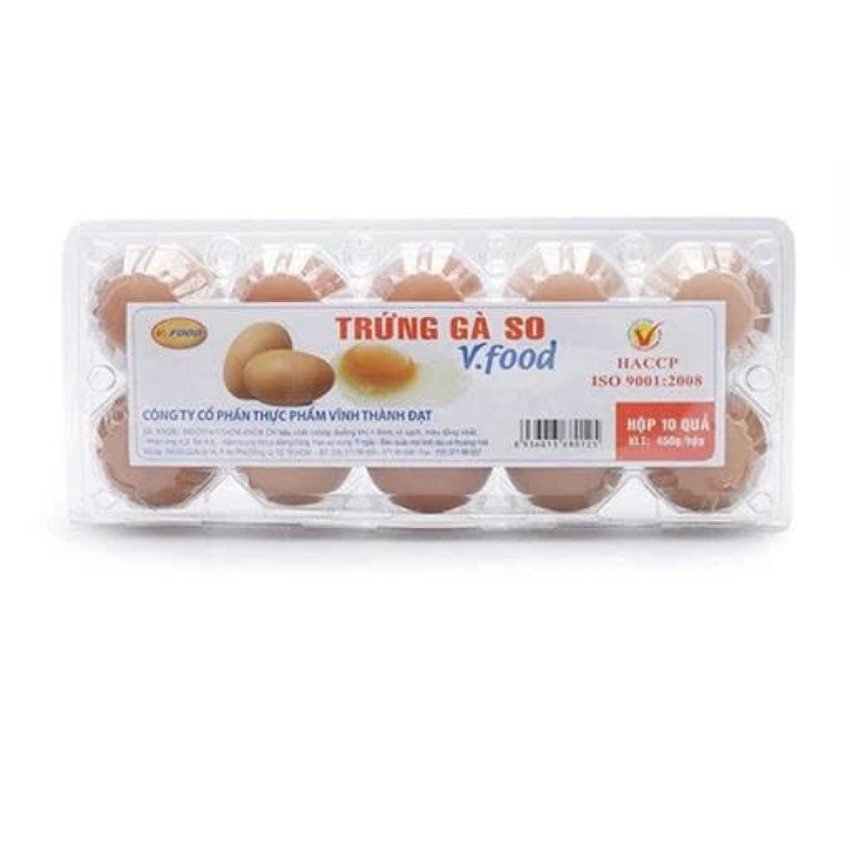 Trứng Gà So VFOOD (Hộp 10 quả)