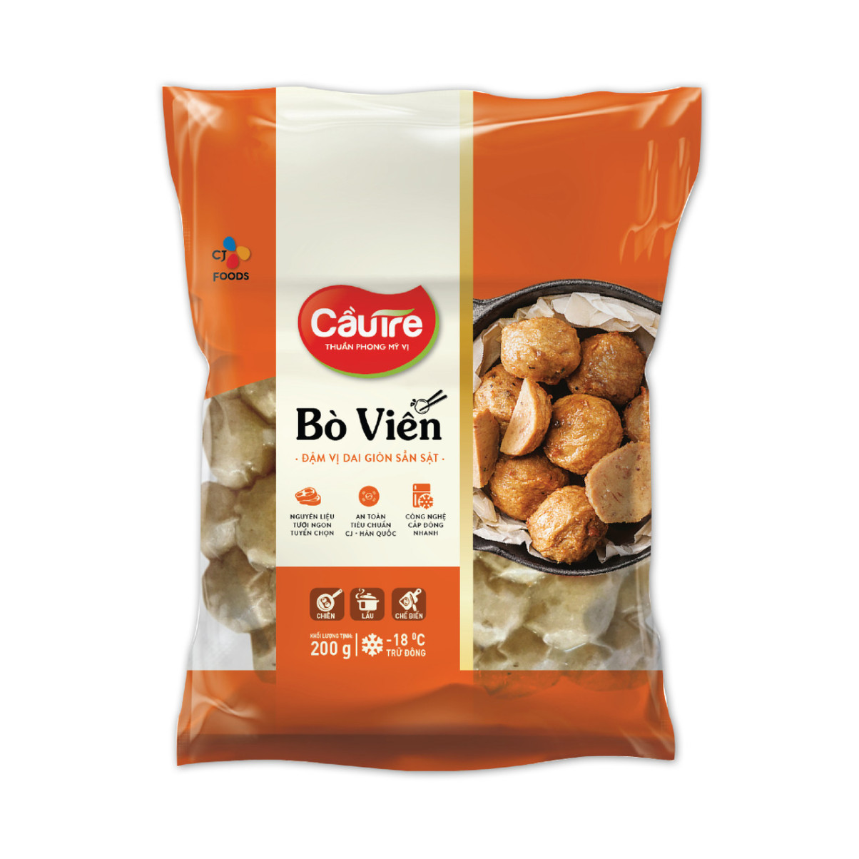 Bò viên Cầu Tre - Gói 200G