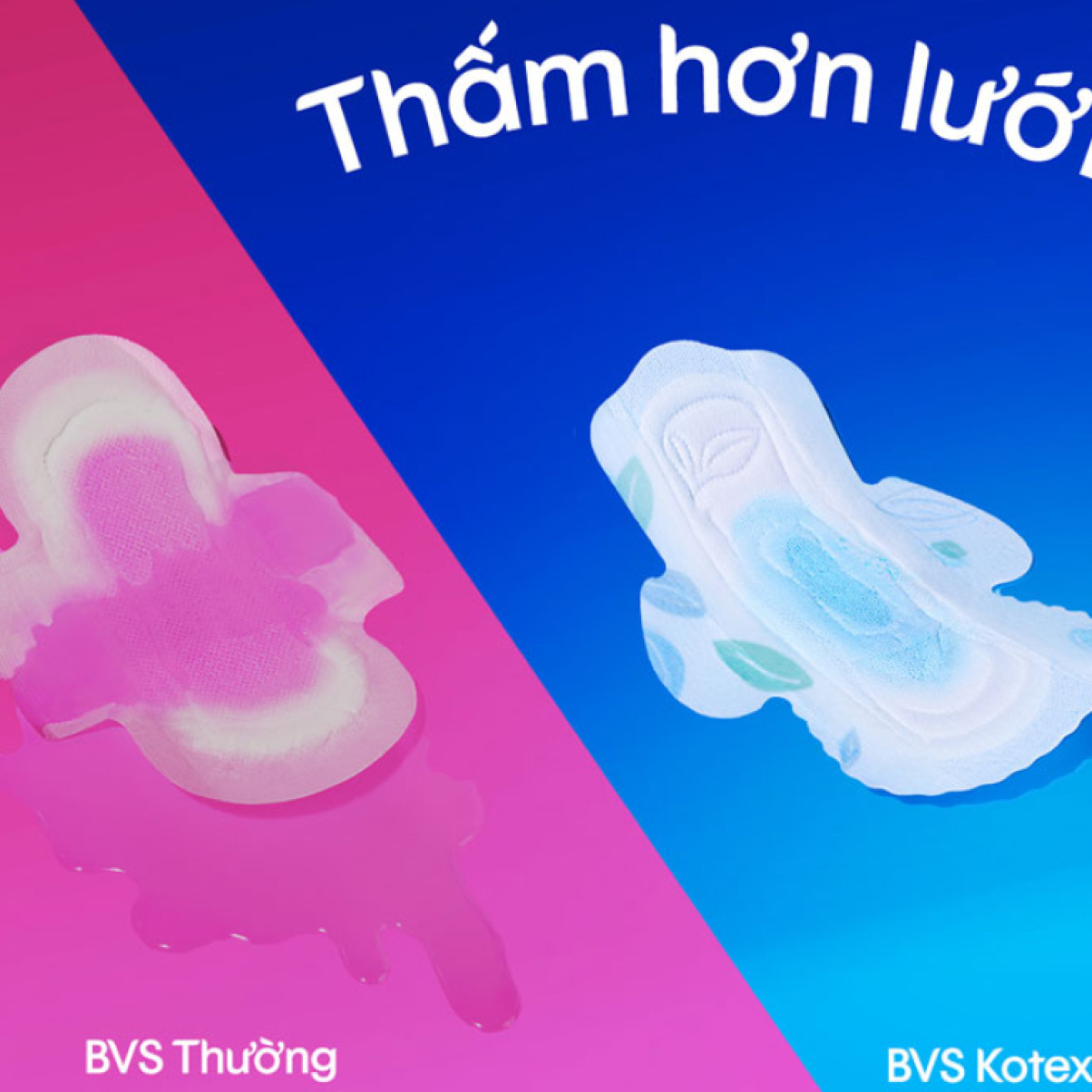 BVS KOTEX Bảo Vệ Toàn Diện 23CM Dày Cánh 8M