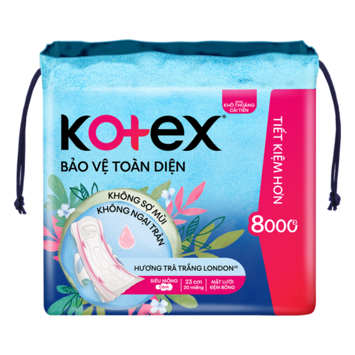 BVS Kotex Bảo Vệ Toàn Diện 23cm SMC 20M