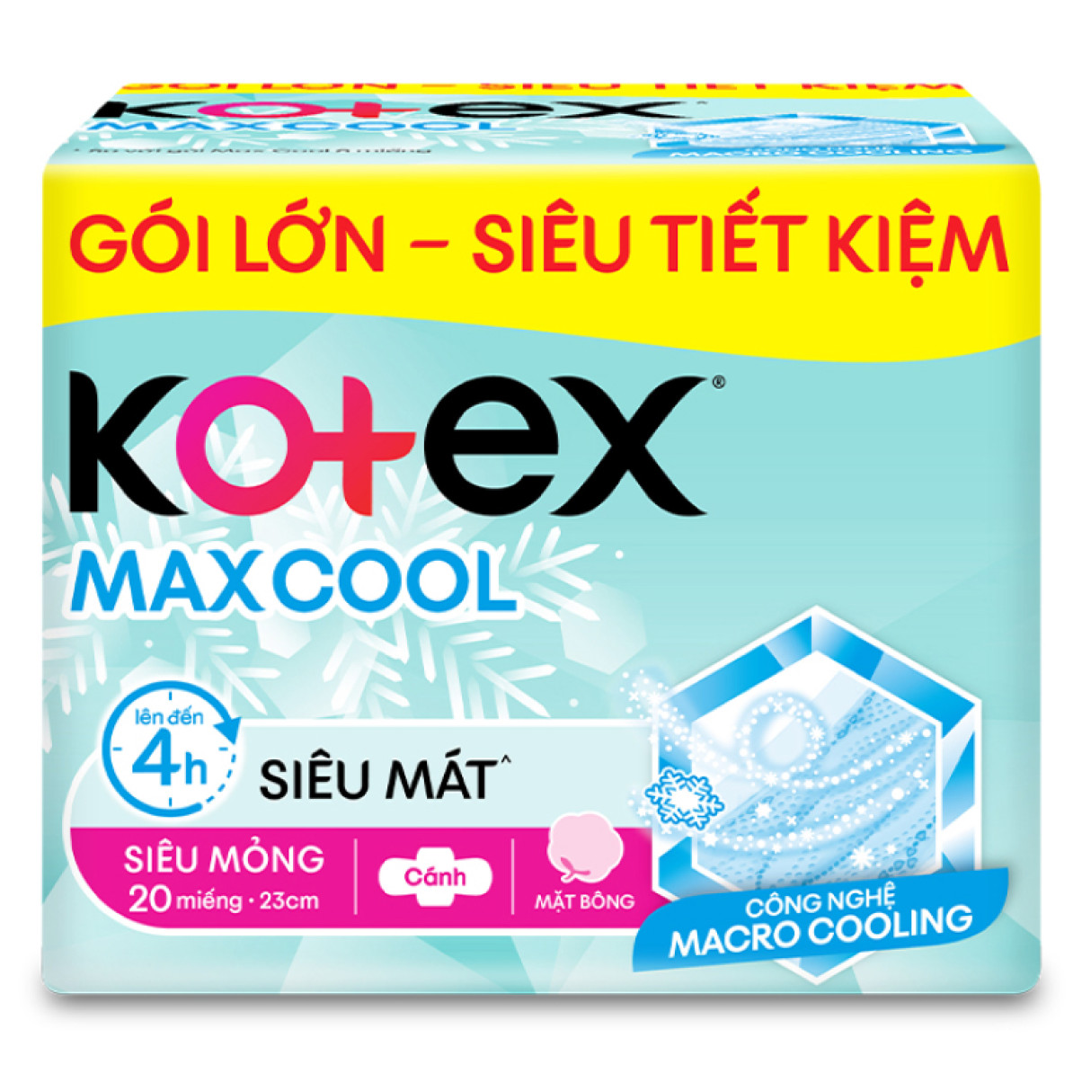 BVS Kotex Max Cool French Spa SMC 23cm 20M