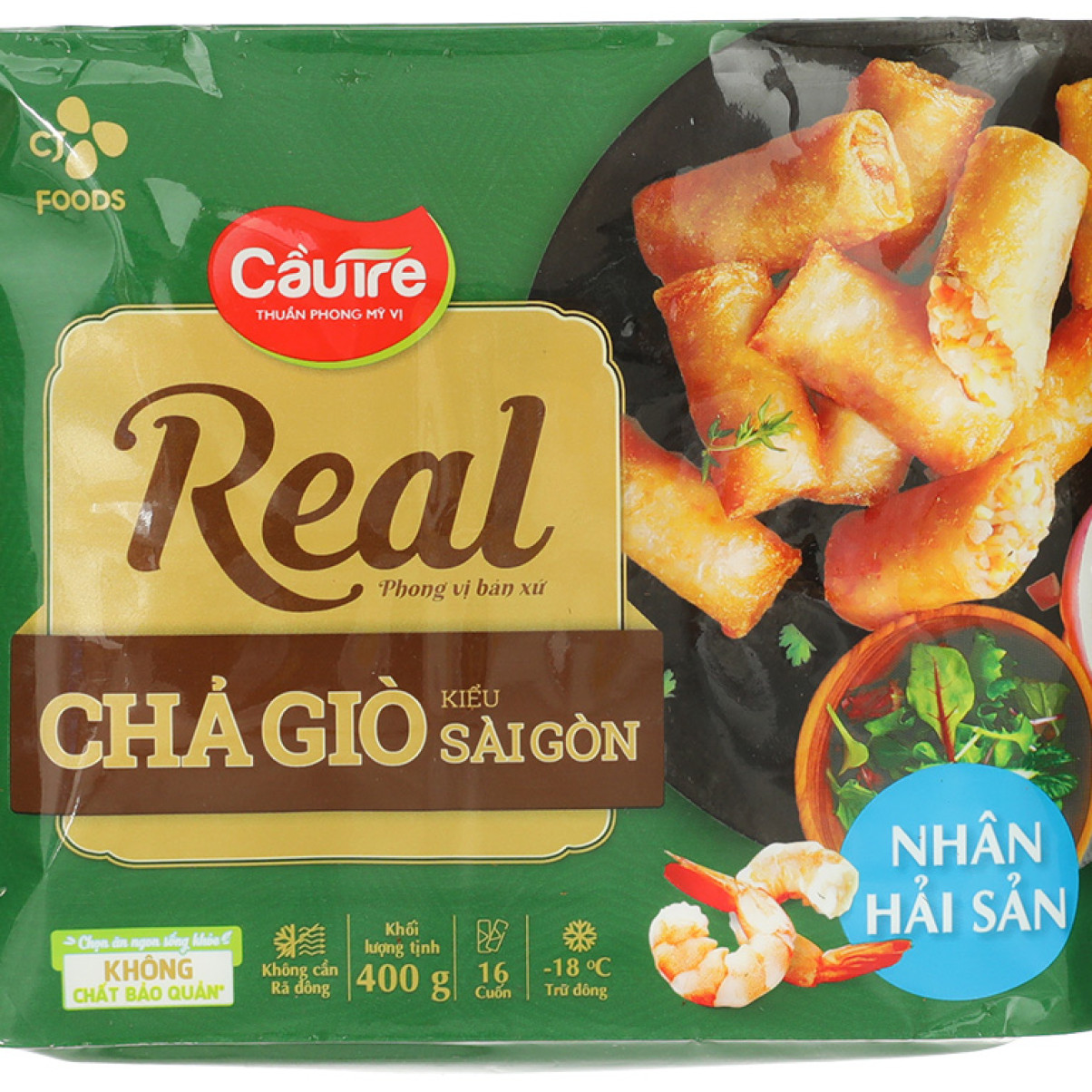 Chả Giò REAL Hải Sản 400g
