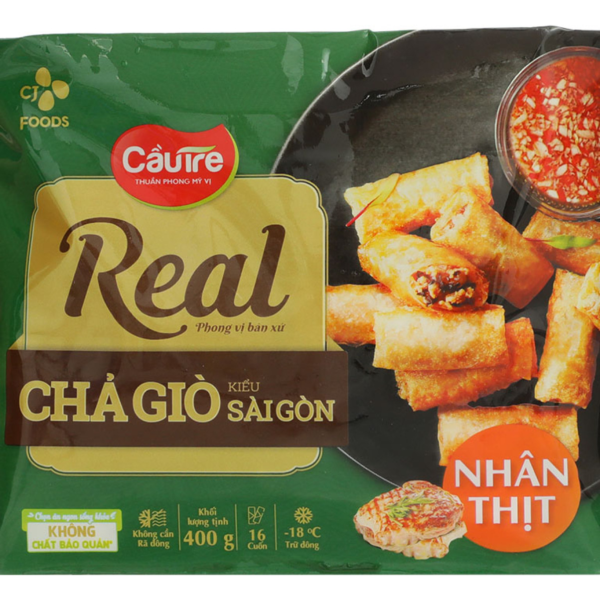 Chả Giò REAL Thịt 400g