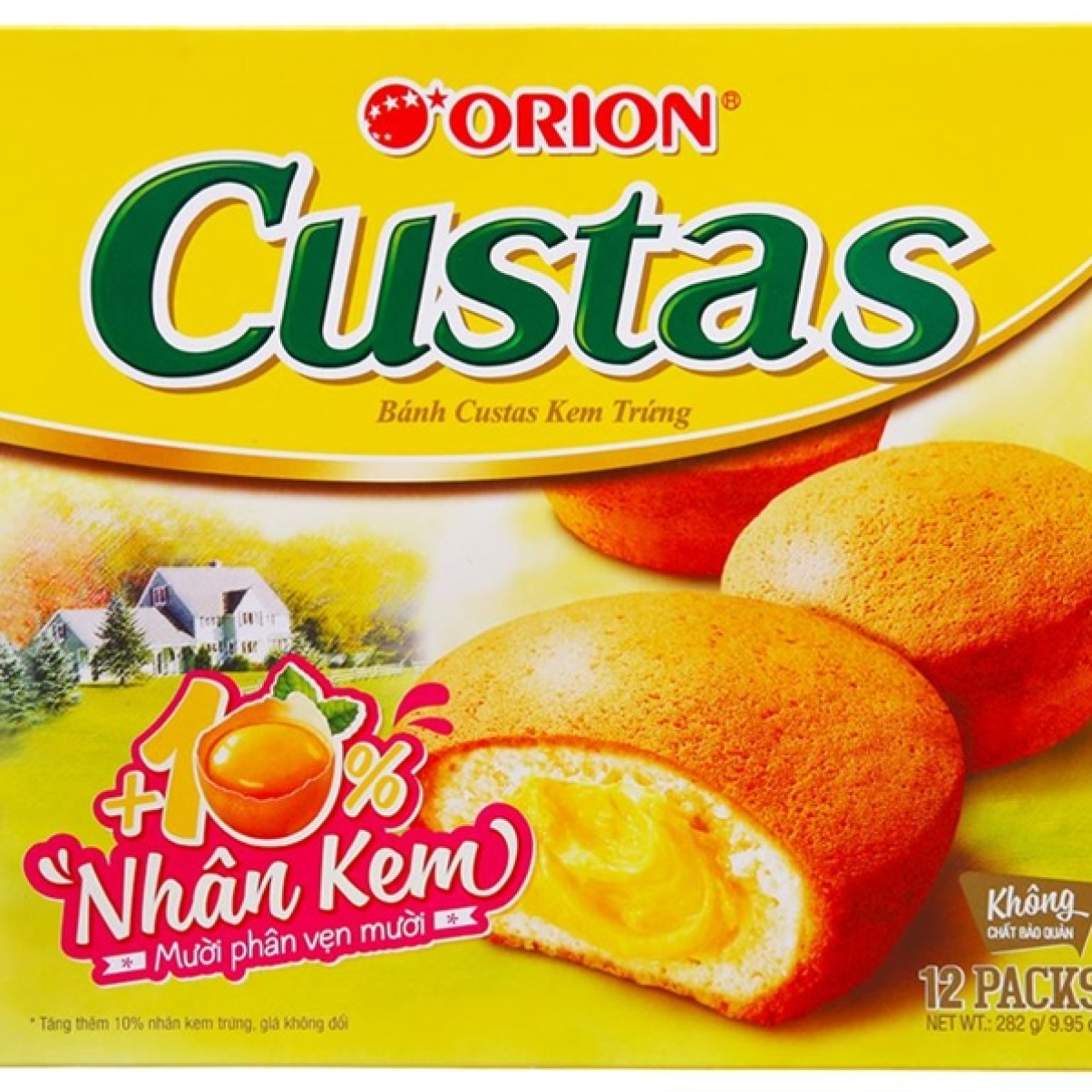 Bánh Custas Kem Trứng 282g (12 cái/hộp)