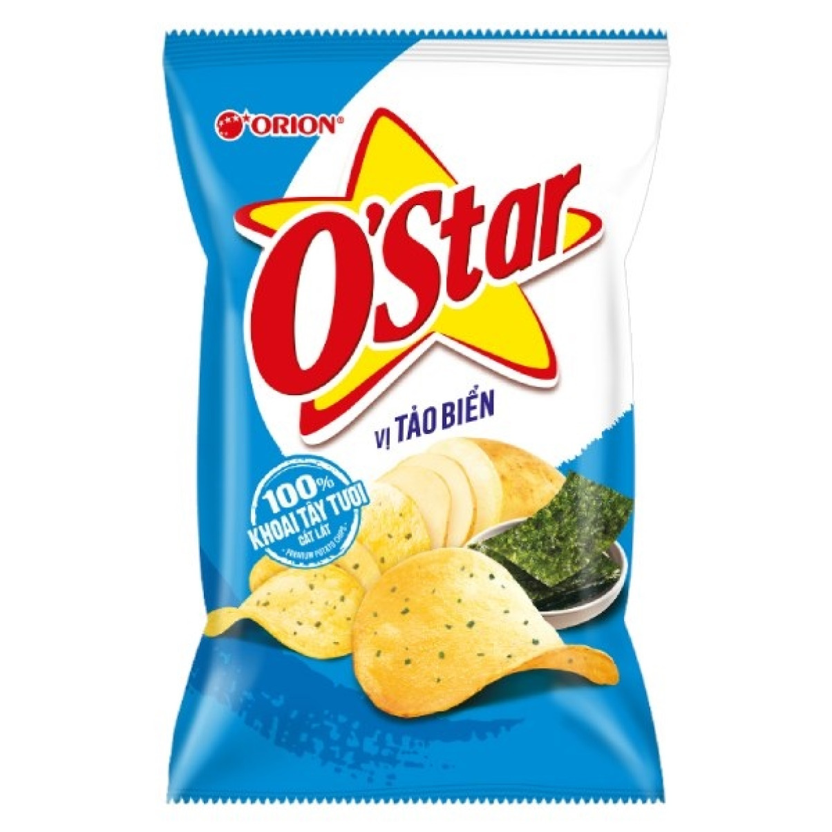 Bánh Snack O'Star Vị Tảo Biển 95G