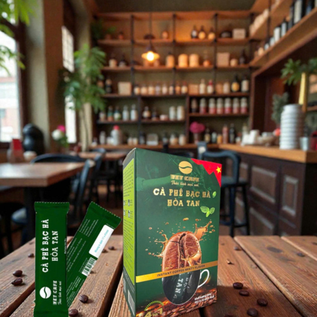 Cà Phê Bạc Hà Hòa Tan 180g