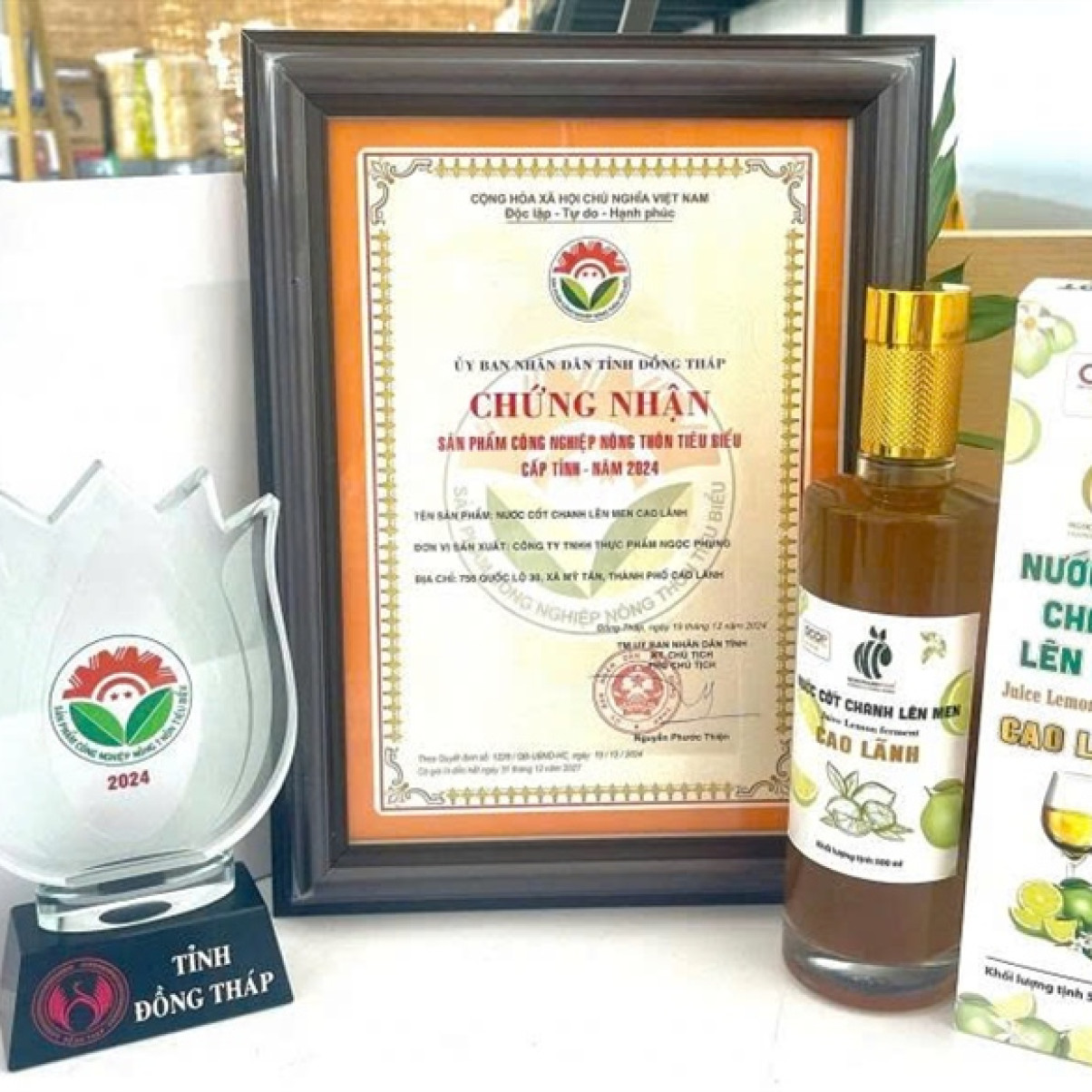 Nước Cốt Chanh Lên Men 500ml