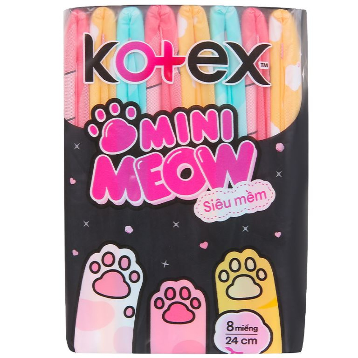 BVS Kotex Mini Meow Siêu mềm SMC 8M