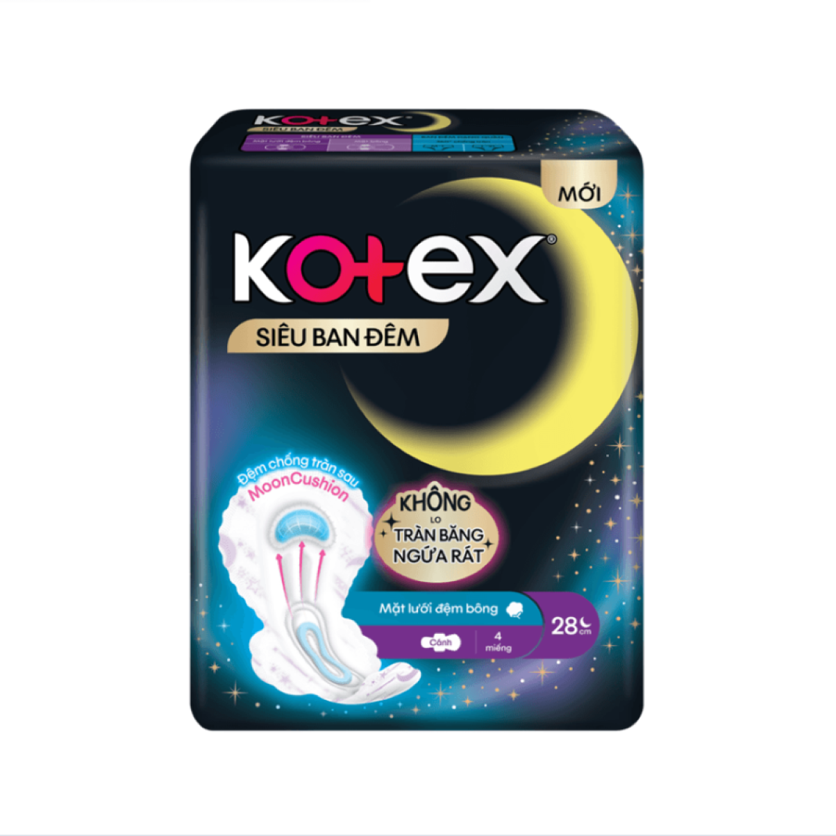 BVS Kotex Siêu Ban Đêm 28cm 12M
