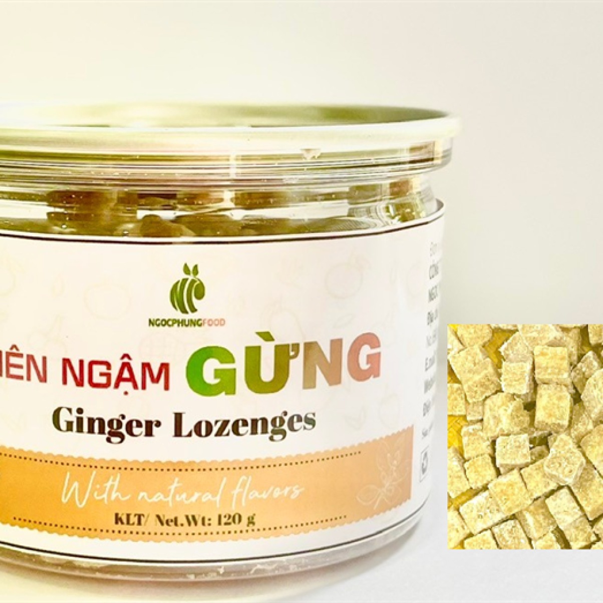 Viên ngậm Gừng 120g