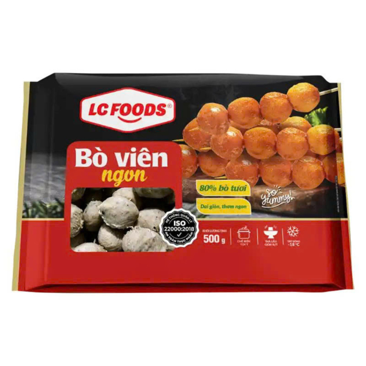 Bò viên ngon LC Foods 500g