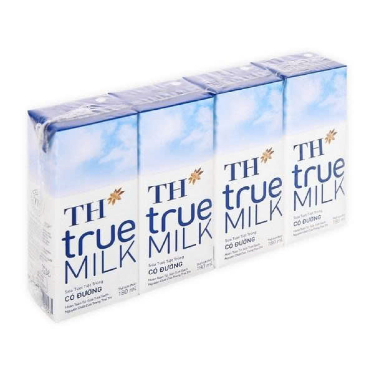 Sữa tươi TH True Milk có đường 180ml