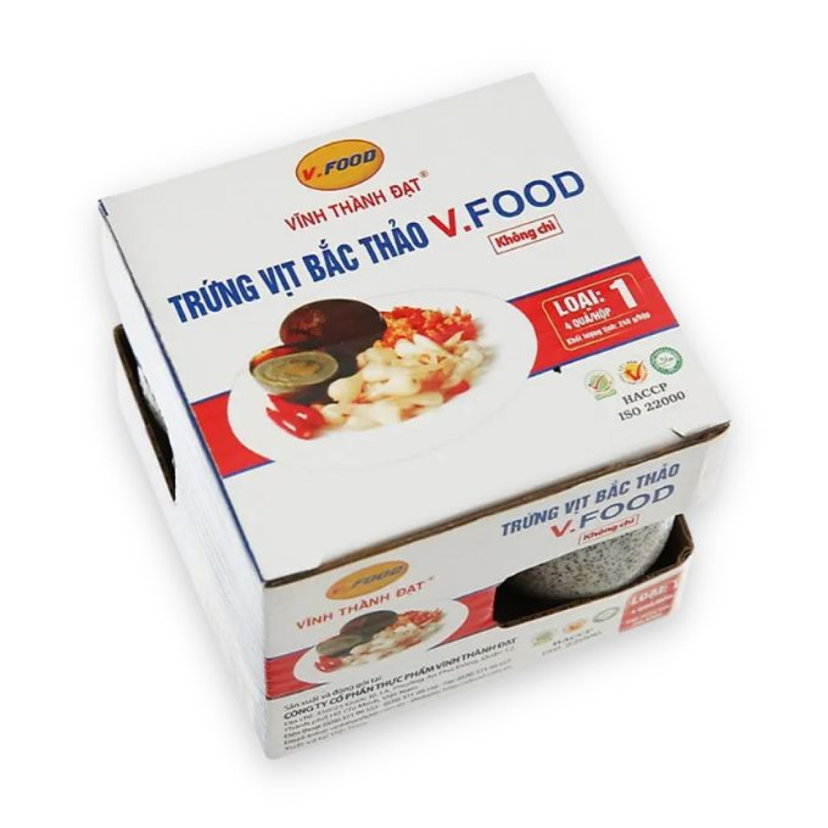 Trứng Vịt B.Thảo VFOOD (Hộp 4 quả)