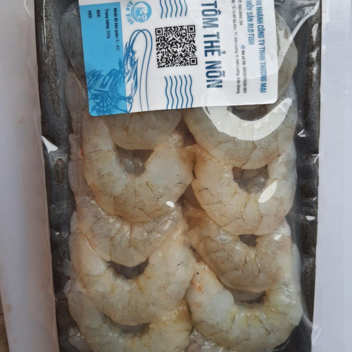 Tôm Thẻ Nõn 250g