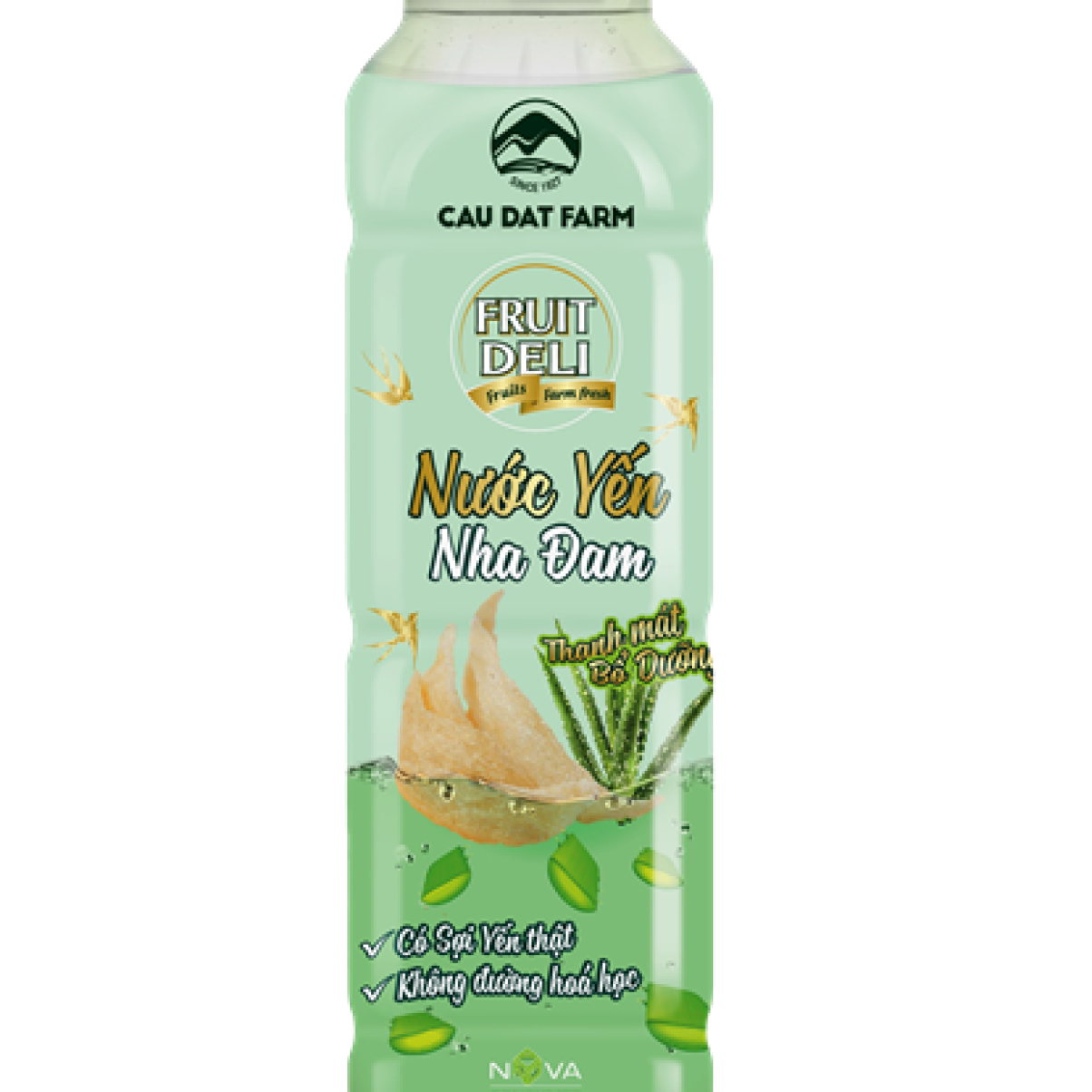 CAU DAT FARM FruitDeli Nước Yến Nha Đam 500ml