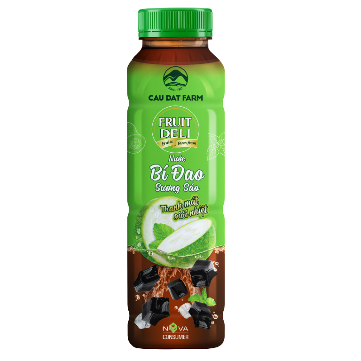 CAU DAT FARM FruitDeli Nước Bí Đao Sương Sáo 350ml