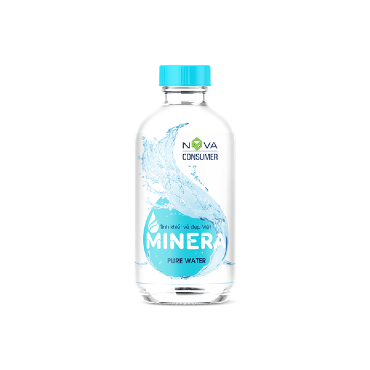 CAU DAT FARM Minera Nước uống tinh khiết chai 300ml