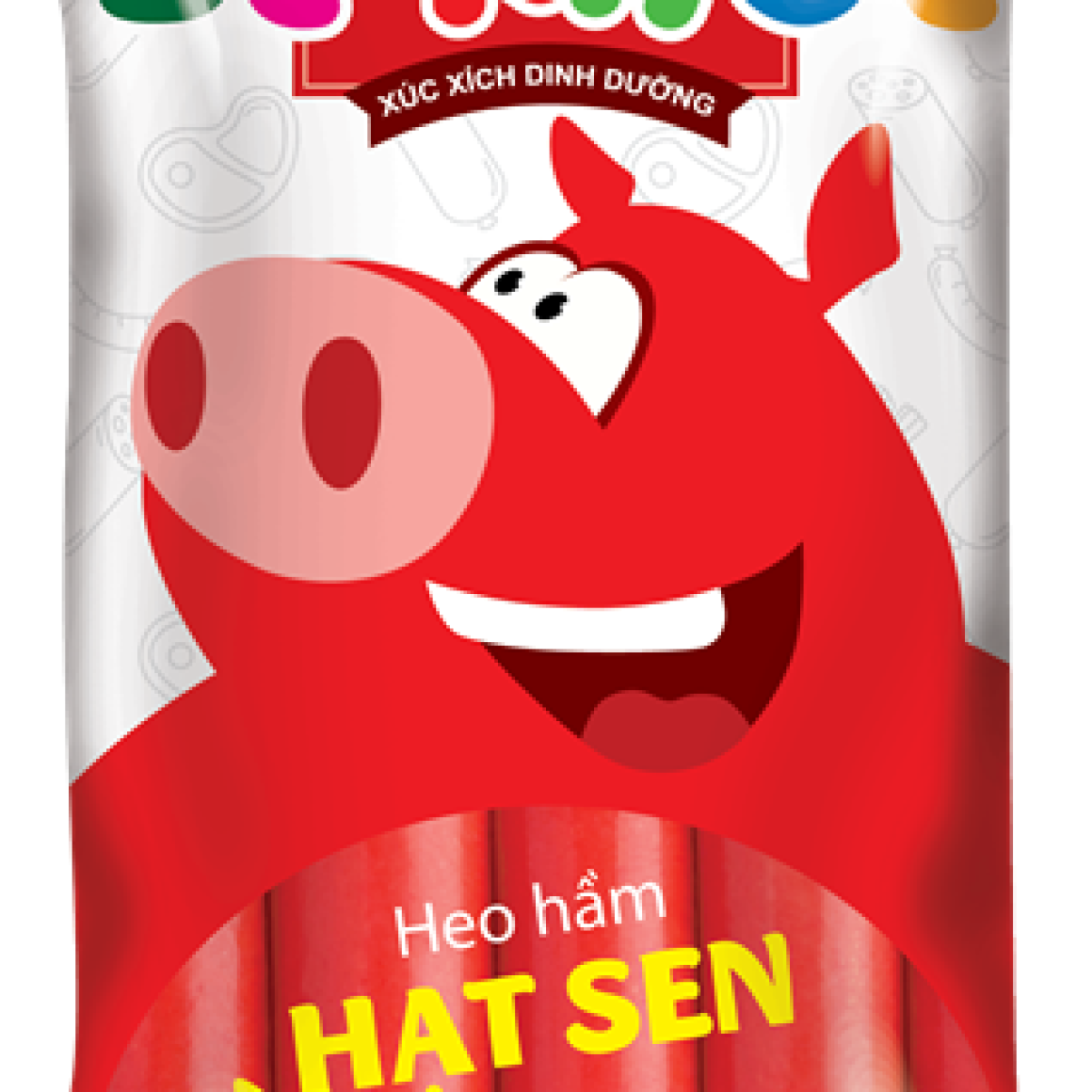 Xuxifarm Xúc Xích Heo Hầm Hạt Sen túi 21g