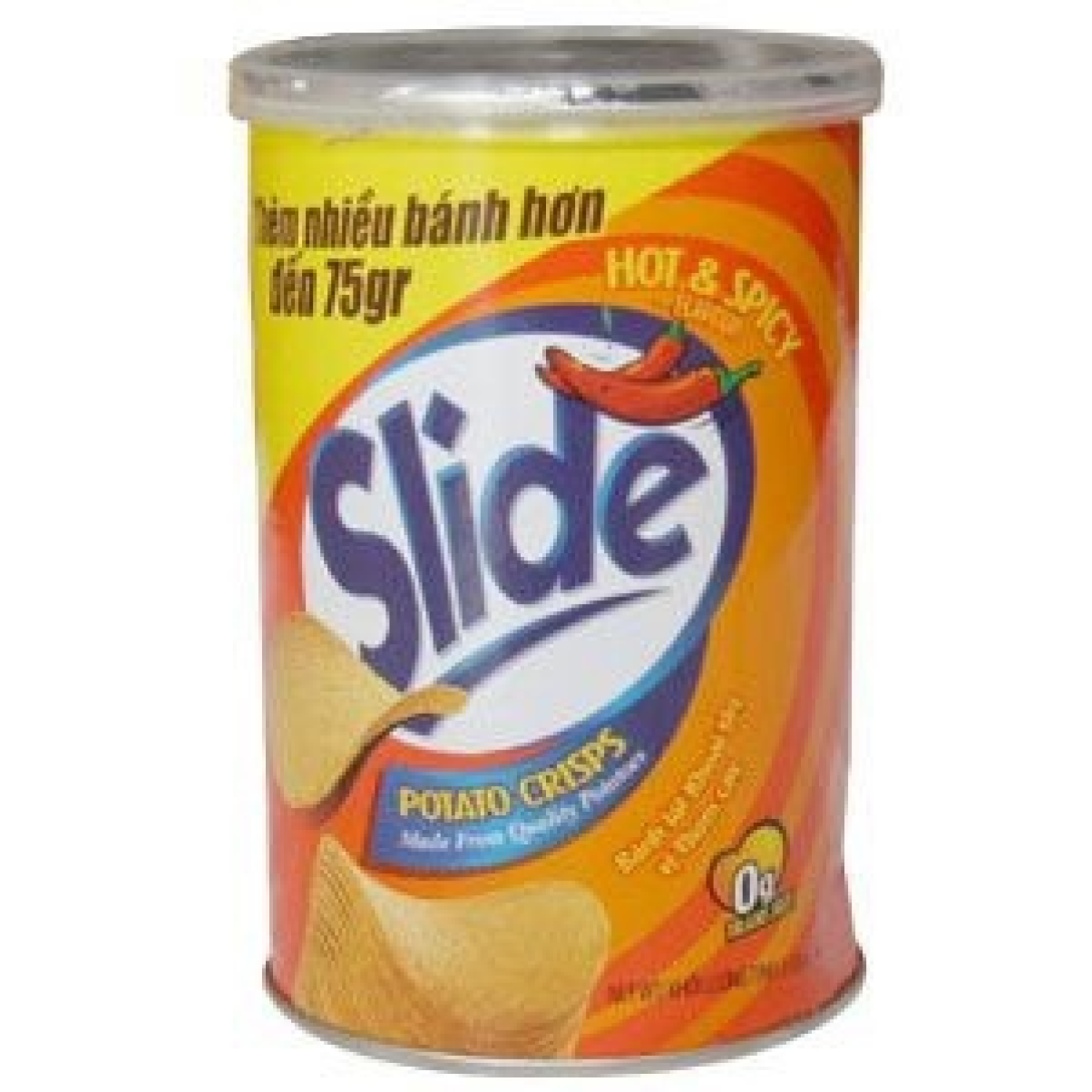 Bánh lát khoai tây SLIDE HOT & SPICY 60g