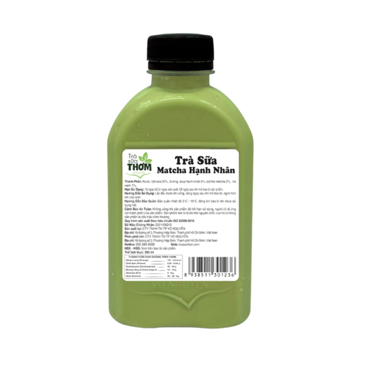Trà Sữa Matcha Hạnh Nhân 250ml