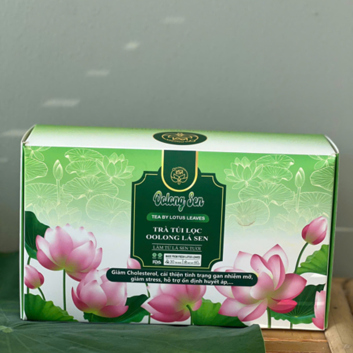 Trà Túi Lọc Oolong Lá Sen 60g