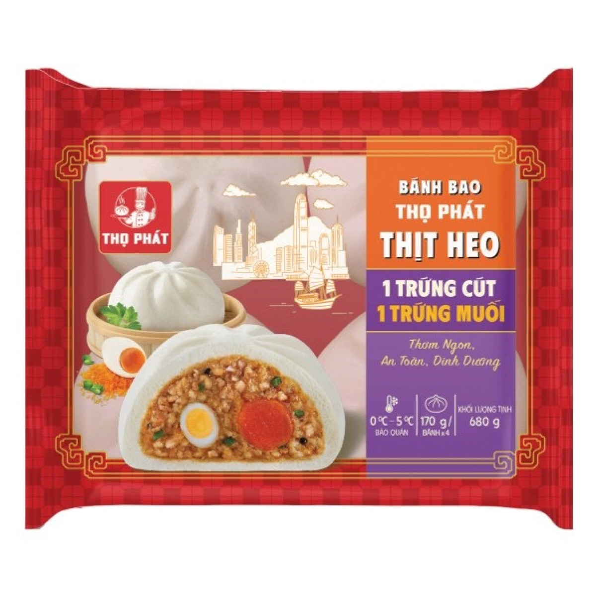 Bánh Bao TP T.Heo 1Cut1Muoi 170g