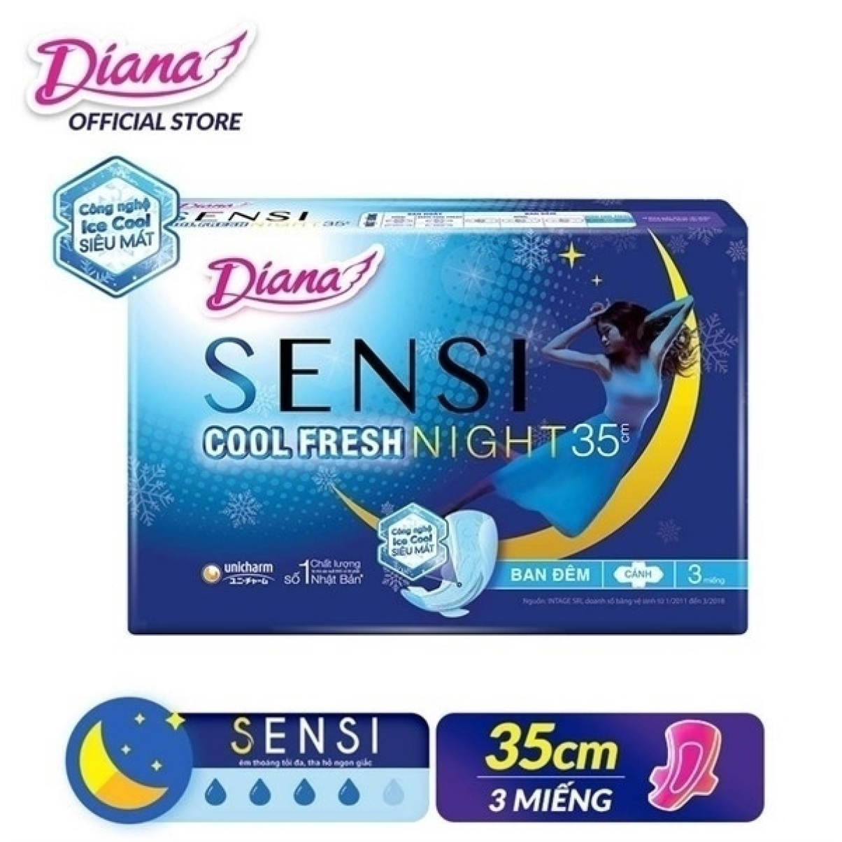 BVS Diana Sensi Night Coolfresh 35CM