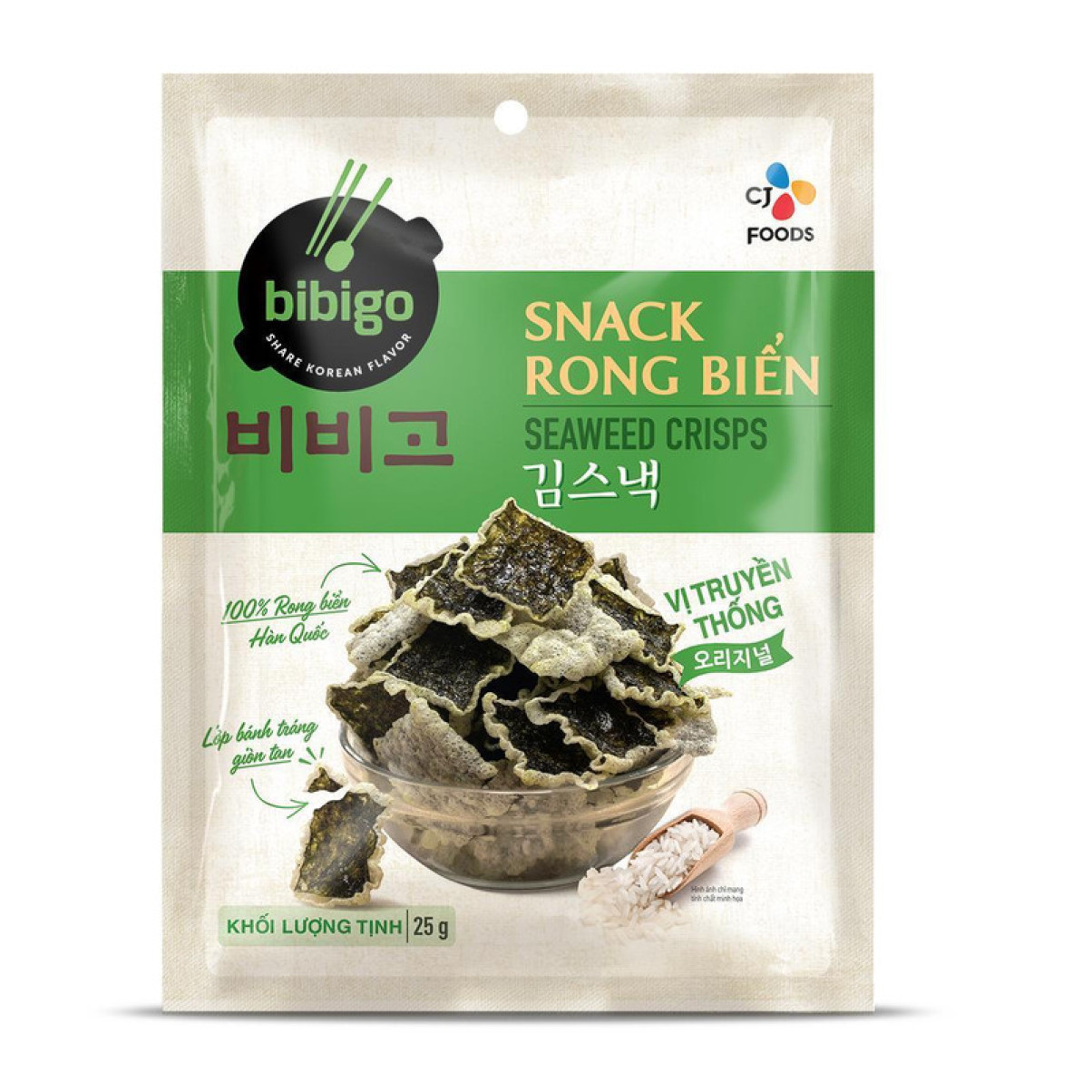 BBG Snack Rong Biển vị truyền thống 25gr